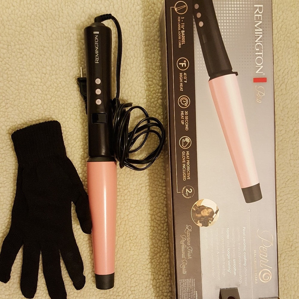 Remington Pro Pearl curling wand 1-1.5"